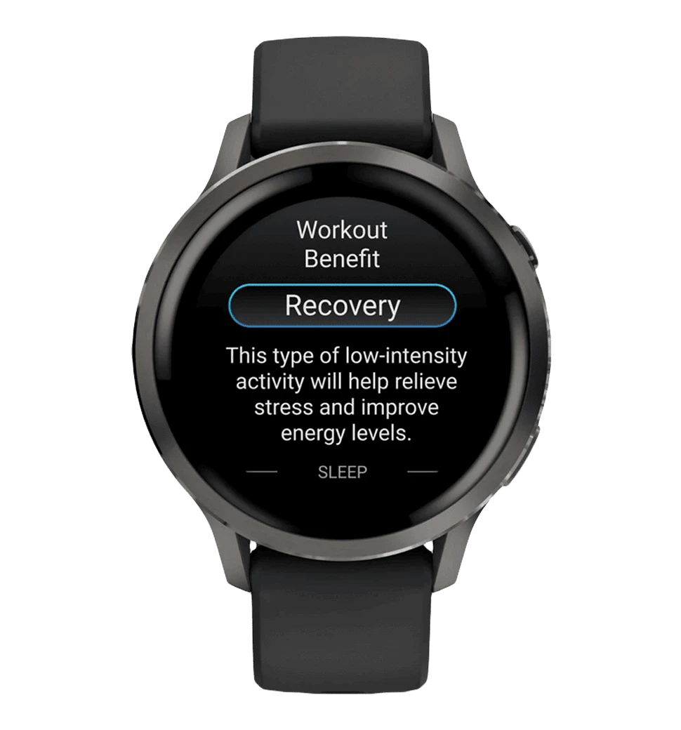 Смарт-годинник Garmin Venu 4 41 mm Slate with Black Silicone Band (010-03013-02) 4