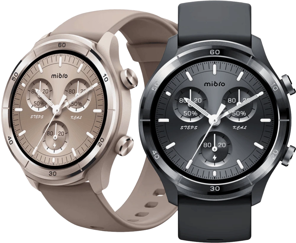 Смарт-годинник Mibro A3 45мм, 1.39", 360x360, BT 5.3, GPS, 2 ATM, мокко варіанти кольору