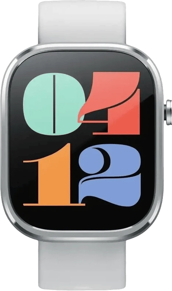 Смарт-годинник Mibro C4 51мм, 2.01", 240x296, BT 5.3, 2 ATM, сріблястий вид дисплею