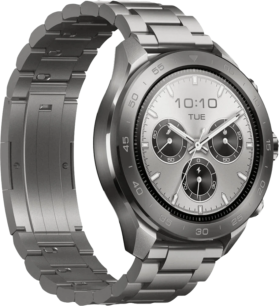 Смарт-годинник Mibro GS Explorer S 48мм, 1.32", 466x466, AMOLED, BT 5.3, Dual-band GPS, 10 ATM, суцільний титан бічна грань