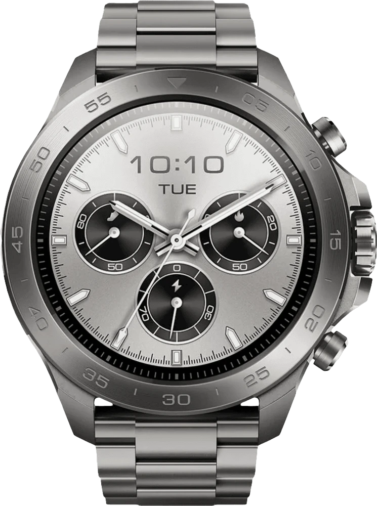 Смарт-годинник Mibro GS Explorer S 48мм, 1.32", 466x466, AMOLED, BT 5.3, Dual-band GPS, 10 ATM, суцільний титан вид дисплею