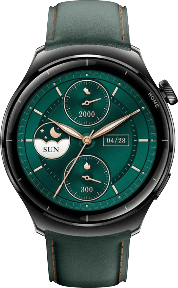 Смарт-годинник Mibro Lite 3 Pro 45мм, 1.32", 466x466, AMOLED, BT 5.3, GPS, 5 ATM, темно-зелений вид дисплею