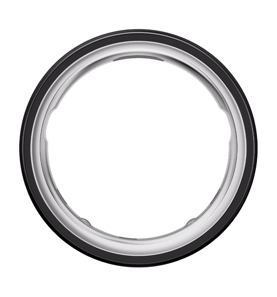 Смарт-кільце Oura Ring 4 Black (Size 10) (JZ90-54144-10) вид спереду