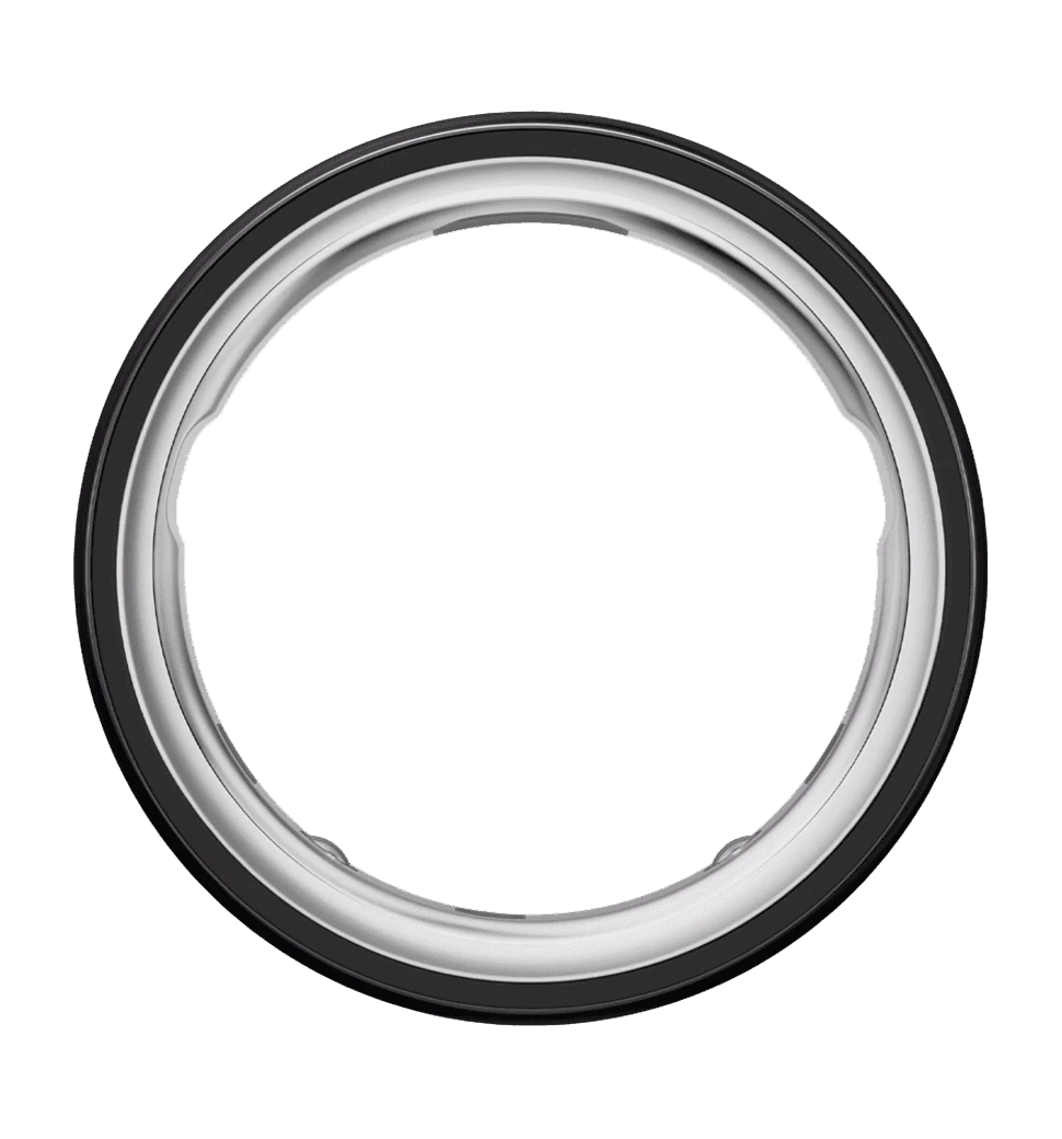 Смарт-кільце Oura Ring 4 Black (Size 12) (JZ90-54144-12) фото спереду
