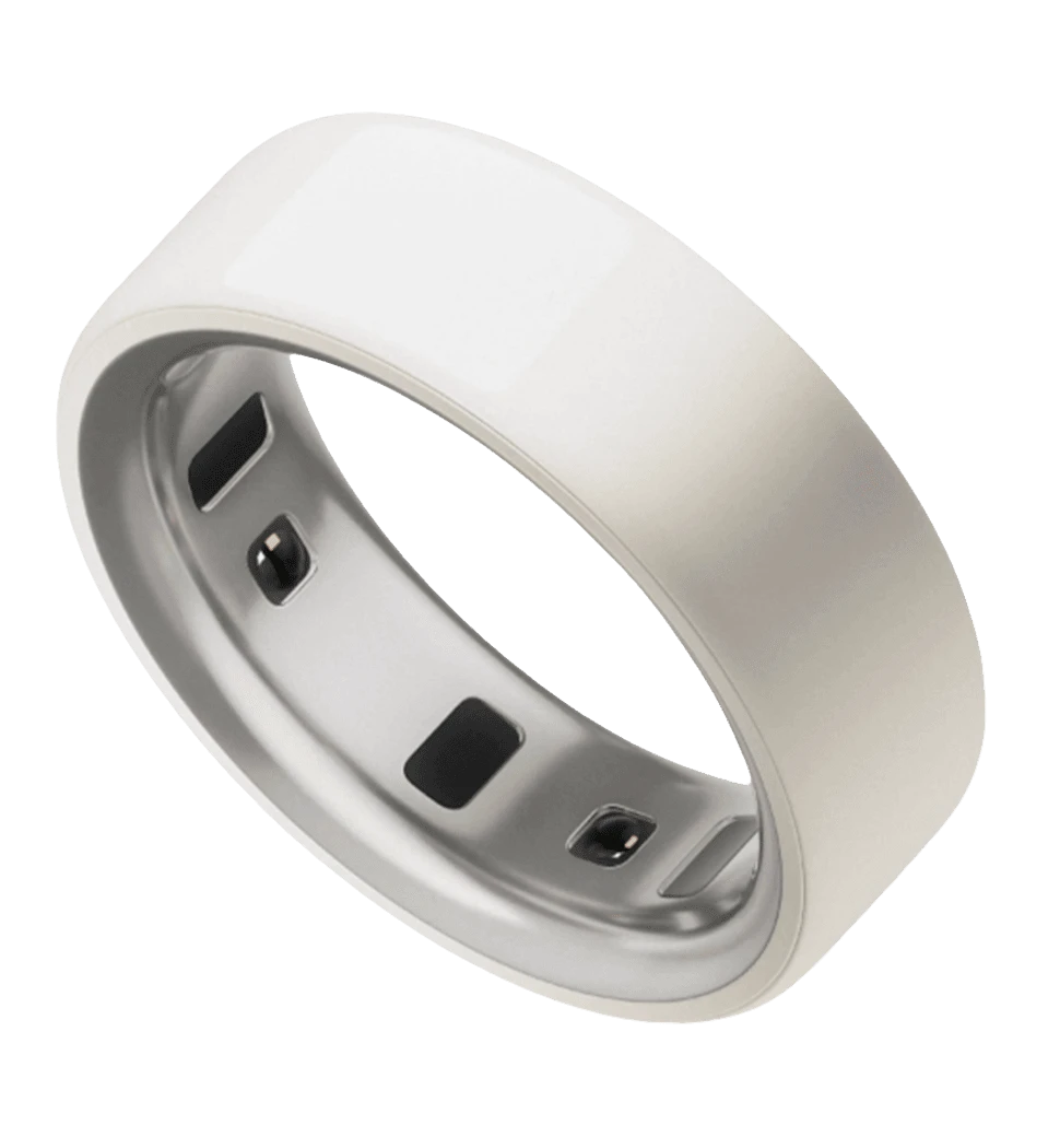 Смарт-кільце Oura Ring 4 Ceramic Cloud (Size 8) (JZ90-57460-08) 2