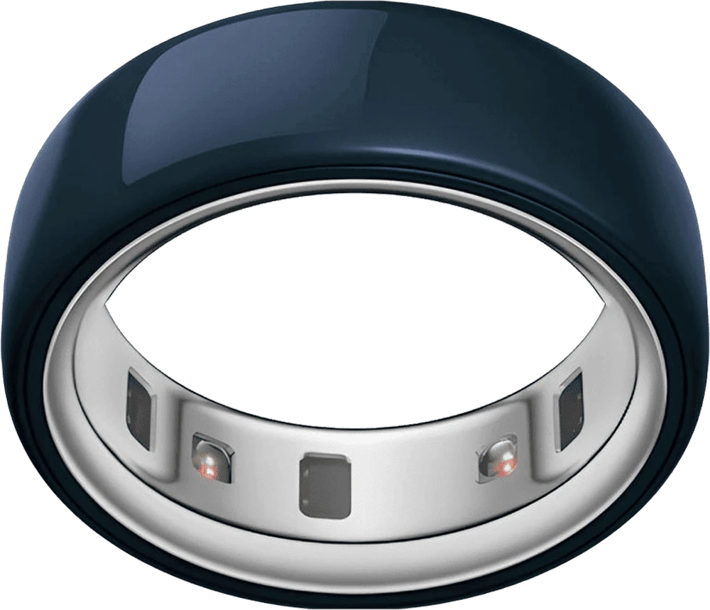 Смарт-кільце Oura Ring 4 Ceramic Midnight Size 07 (JZ90-57455-07) передній вид