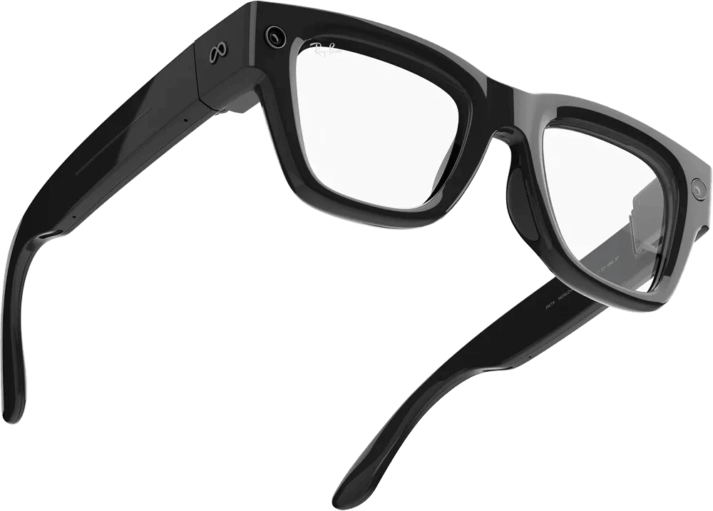 Смарт-окуляри Ray-Ban Meta Display & Neural Band AI Shiny Frame (Large Size 2) (SK-1001156-01) вид спереду