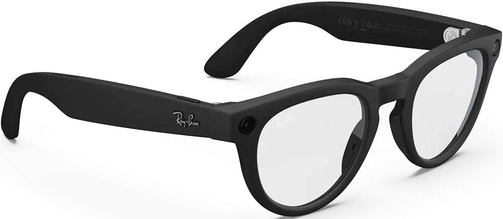 Смарт-окуляри Ray-Ban Meta Headliner Gen 2 Matte Black / Clear (RW4013 601SSB 50-22) боковий вид