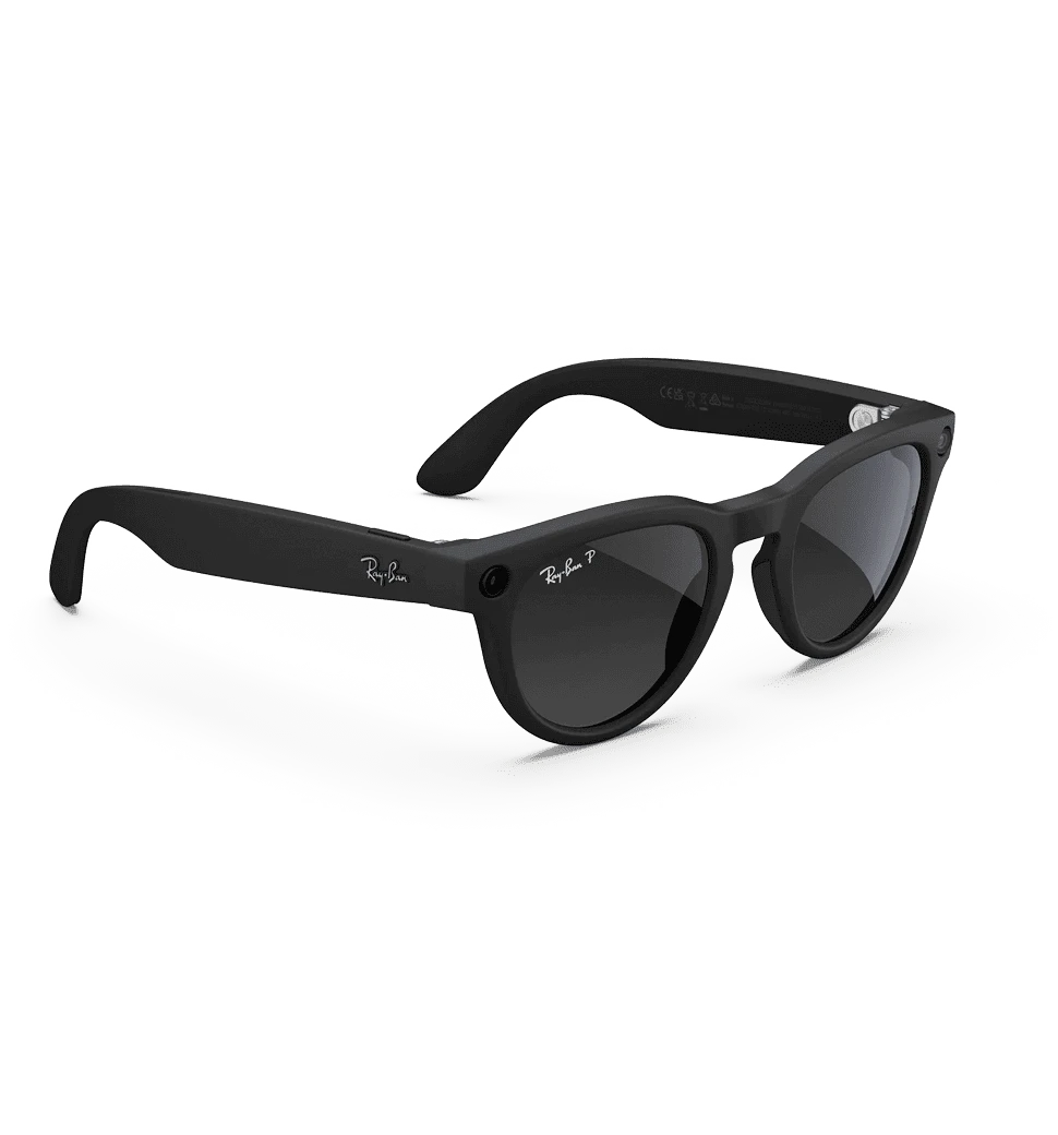 Смарт-окуляри Ray-Ban Meta Headliner Gen 2 Standard Matte Black Frame / Gradient Graphite Lenses (RW4013 601ST3 50-23) фото збоку