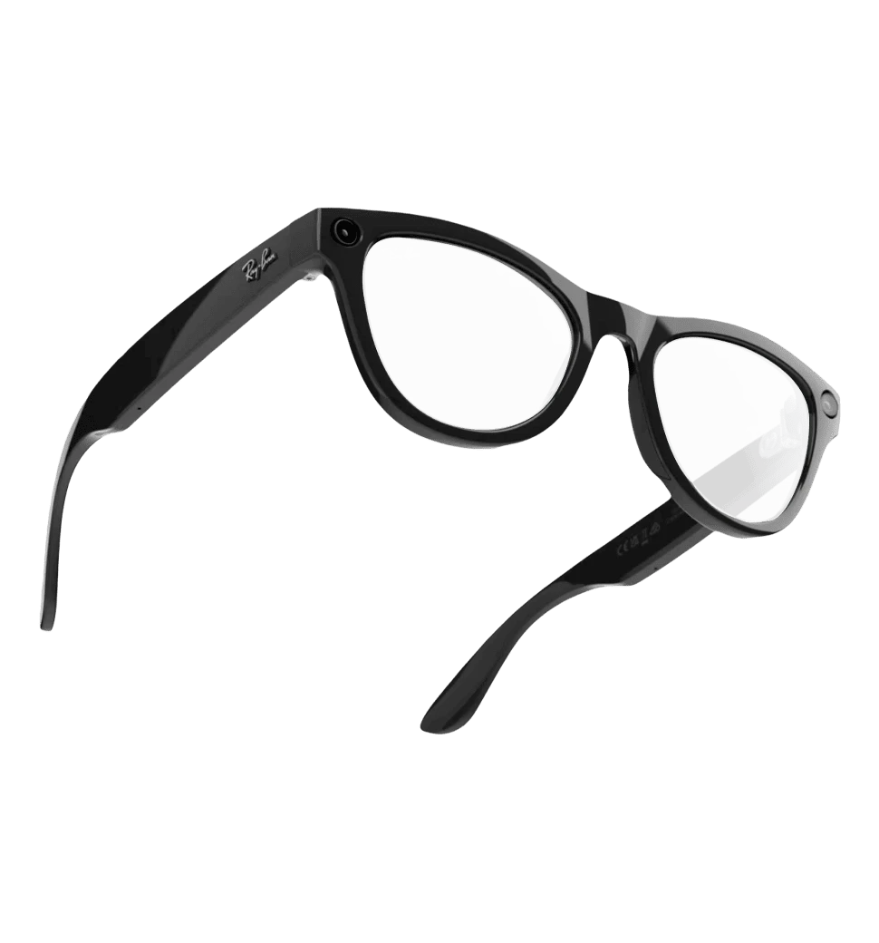 Смарт-окуляри Ray-Ban Meta Skyler Shiny Black/Amethyst Transitions (RW4010 601/CH 52-20) фото збоку