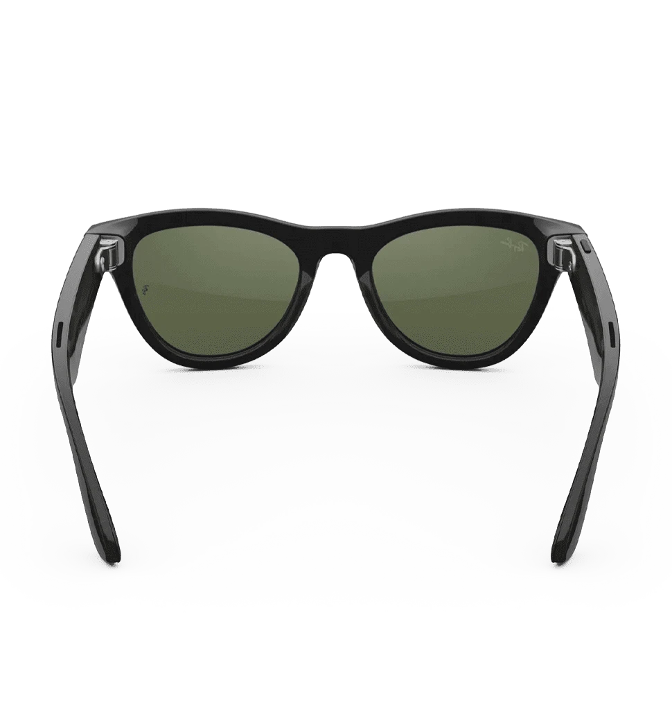 Смарт-окуляри Ray-Ban Meta Skyler Shiny Black/G-15 Green (RW4010 601/71 52-20) вид зсередини