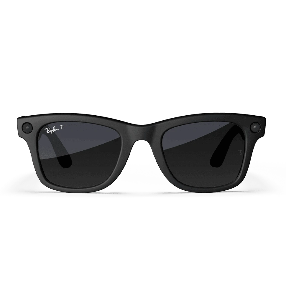 Смарт-окуляри Ray-Ban Meta Wayfarer Gen 2 Large Matte Black Frame / Gradient Graphite Lenses (RW4012 601ST3 53-22) передній вид