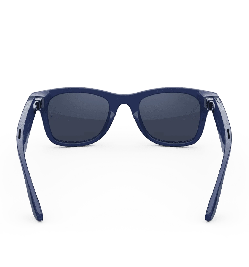 Смарт-окуляри Ray-Ban Meta Wayfarer Gen 2 Shiny Cosmic Blue/Clear Sapphire (RW4012 6628/MF 50-23) фото зсередини