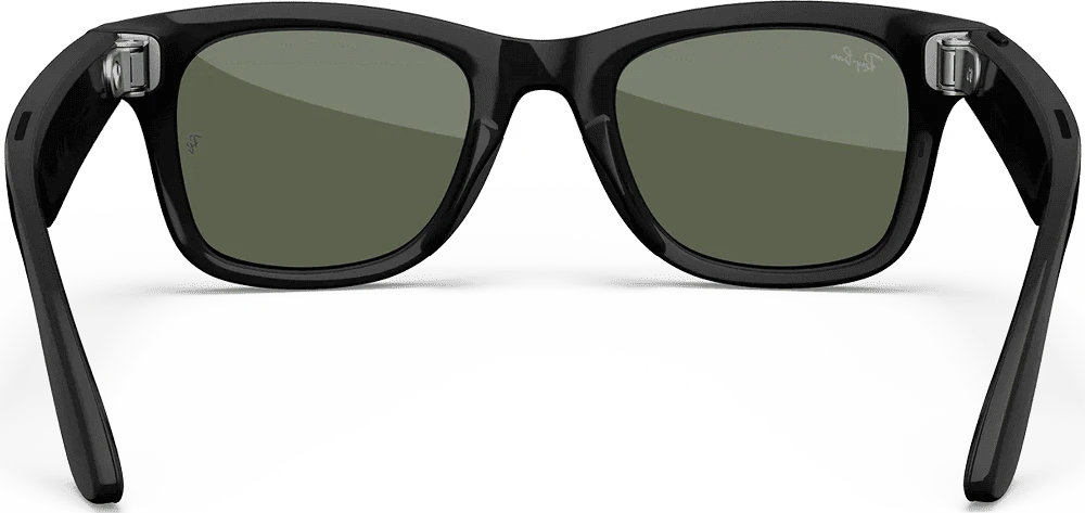 Смарт-окуляри Ray-Ban Meta Wayfarer [Gen 2] Standard Shiny Black Frame / G-15 Green Lenses (RW4012 601/71 50-22) вид зсередини