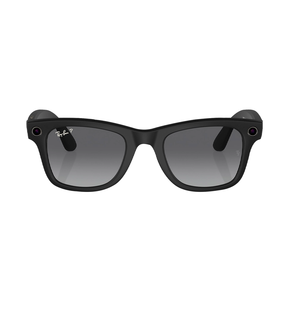 Смарт-окуляри Ray-Ban Meta Wayfarer Matte Black/Graphite size L - фото крупним планом