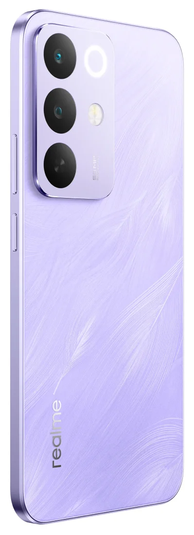 realme C85 Pro 8/256Gb Parrot Purple вид задня кришка під лівим кутом