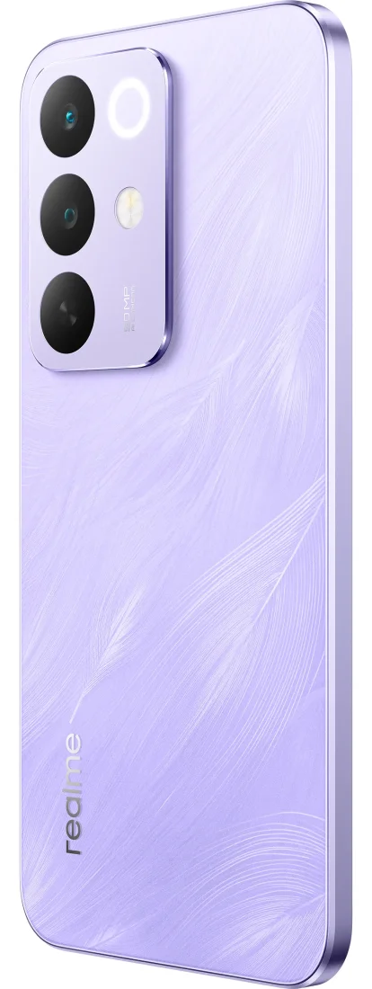 realme C85 Pro 8/256Gb Parrot Purple вид задня кришка під правим кутом
