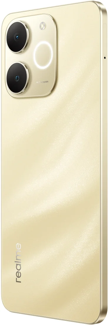 realme Note 70 4/128Gb Beach Gold вид задня кришка під правим кутом