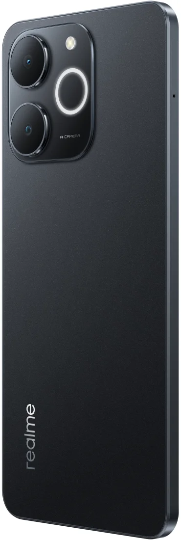 realme Note 70 4/128Gb Obsidian Black вид задня кришка під правим кутом