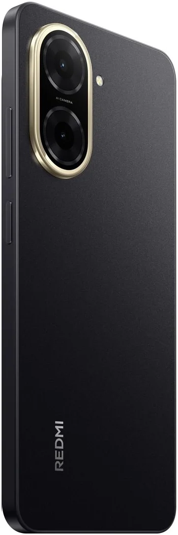 Redmi A5 4/128Gb Midnight Black вид задня кришка під лівим кутом