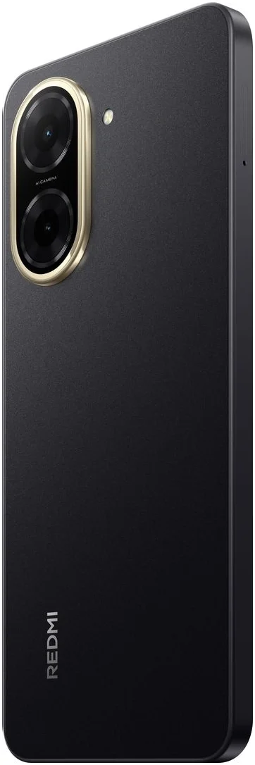 Redmi A5 4/128Gb Midnight Black вид задня кришка під правим кутом