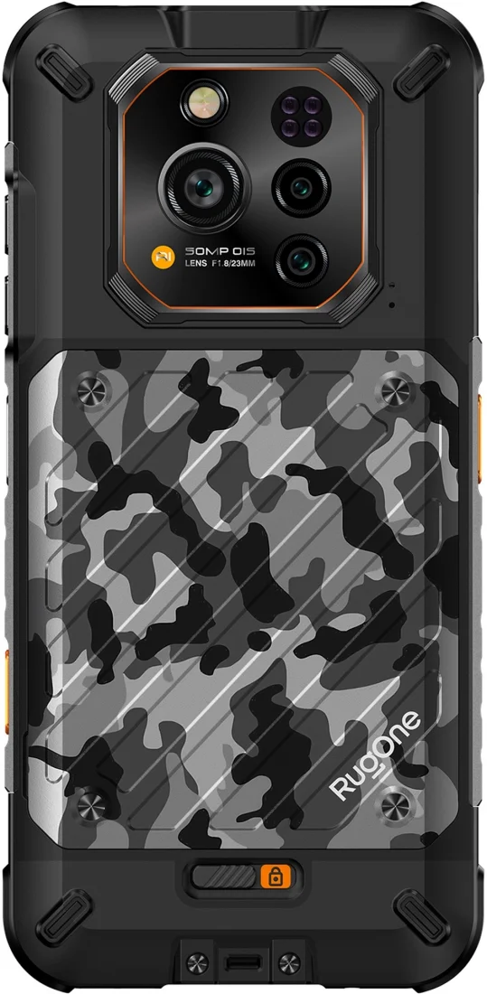 Смартфон RugOne Xever 7 12/512GB Gray вид задня кришка