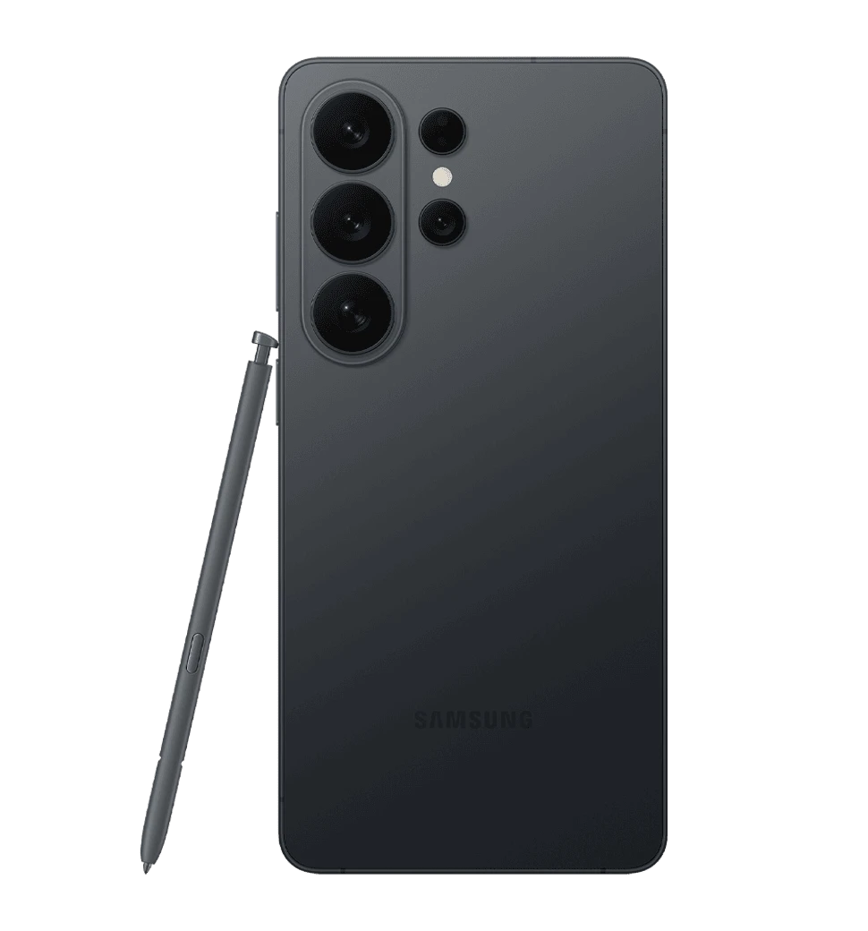 Смартфон Samsung Galaxy S26 Ultra 16/1TB Black (SM-S948BZKHEUC) вид ззаду із стилусом