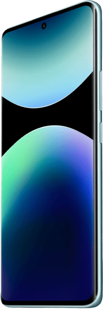 Смартфон Xiaomi Redmi Note 14 Pro+ 5G 12/512GB Frost Blue (Global) вид екрану під правим кутом