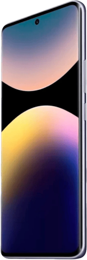 Смартфон Xiaomi Redmi Note 14 Pro+ 5G 12/512GB Lavender Purple (Global) вид екрану під правим кутом