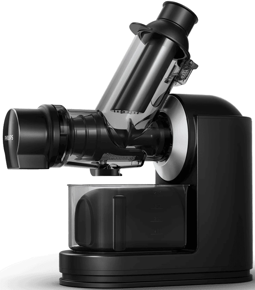 Соковитискач Philips Viva Collection HR1889/70 вид соковитискача під правим кутом