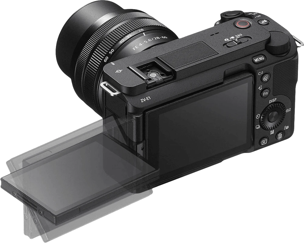 Sony ZV-E1 body Black (ZVE1B.CEC) вид під лівим кутом