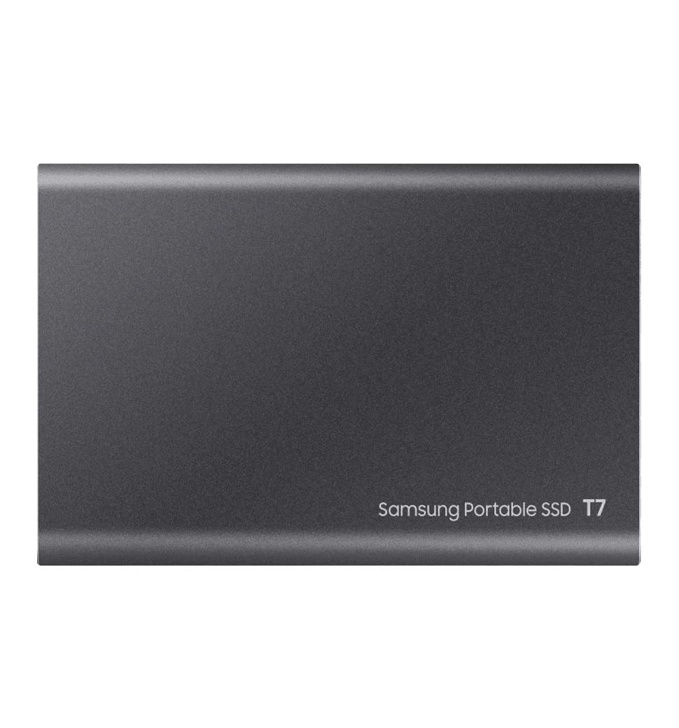 SSD накопичувач Samsung T7 4 TB (MU-PC4T0T/WW) задній вид накопичувача