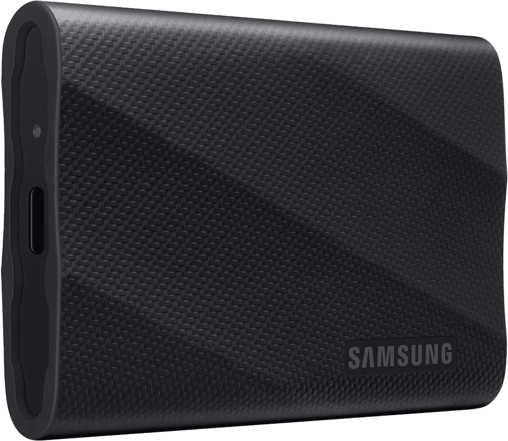 SSD накопичувач Samsung T9 1 TB Black (MU-PG1T0B) вид під лівим кутом