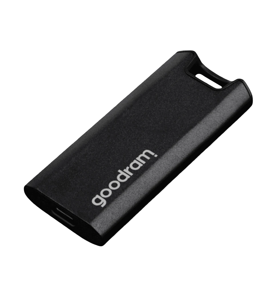 ssd зовнішній GOODRAM MOVE RIDGE BLACK 2TB, Type C (SSDR-GMRE-02T-K0) Твердотілий накопичувач боковий вид
