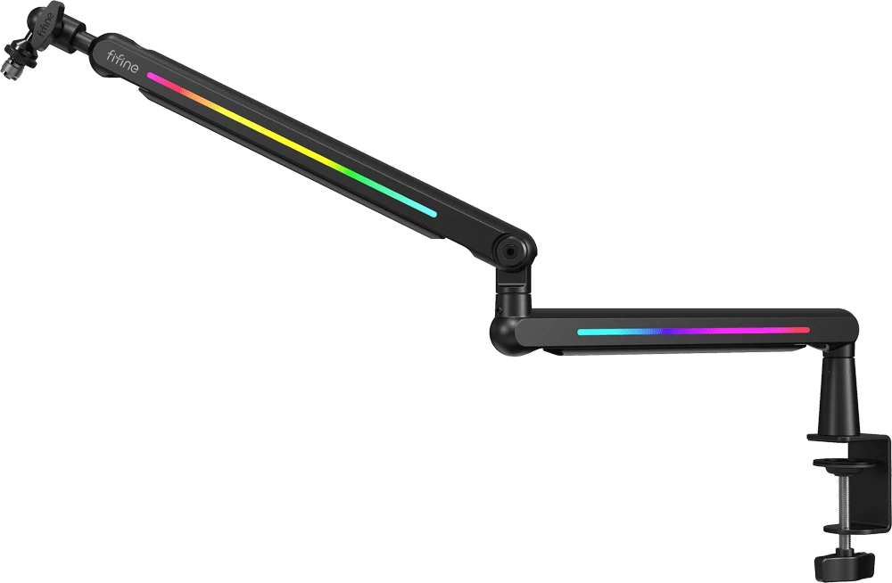 Стійка пантограф Fifine BM88PRO RGB Black боковий вид