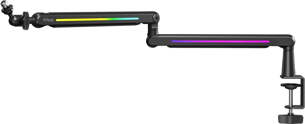 Стійка пантограф Fifine BM88PRO RGB Black у розкладеному виді