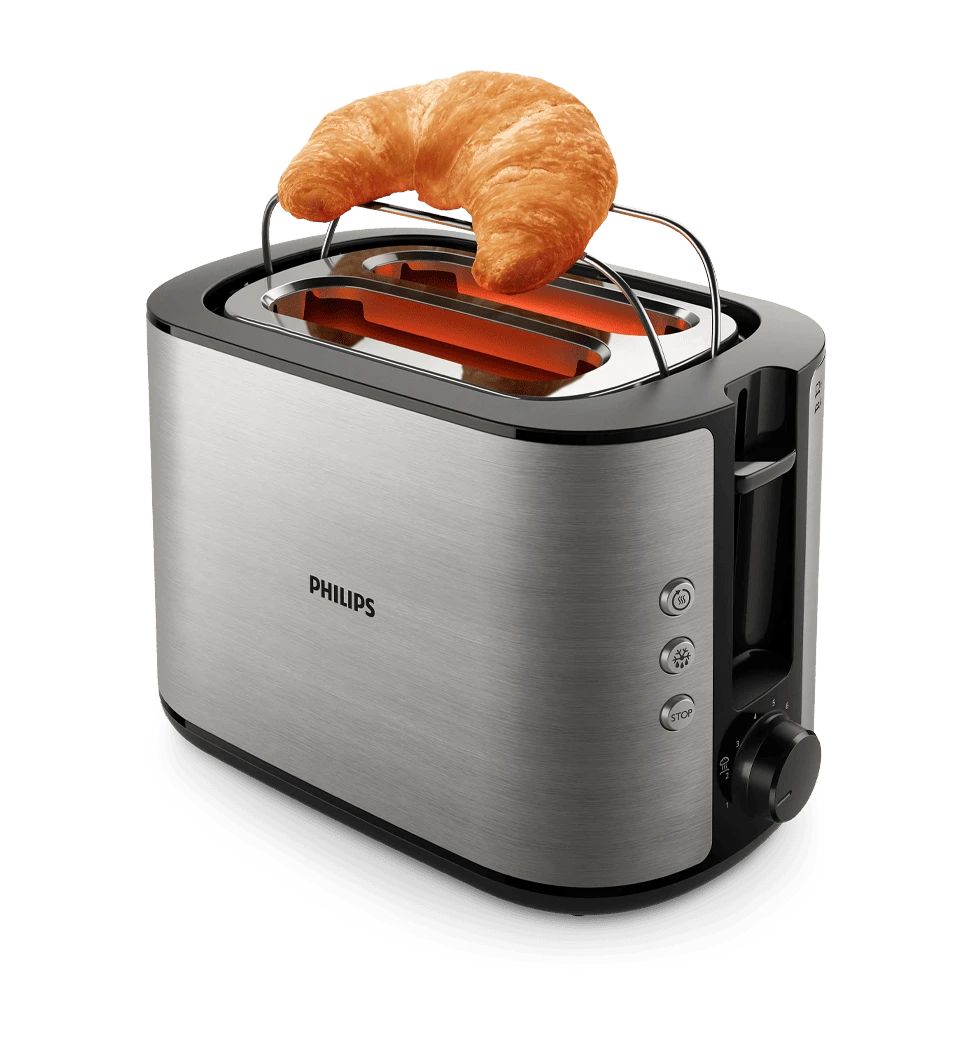 Тостер Philips Viva Collection HD2650/90 боковий вид