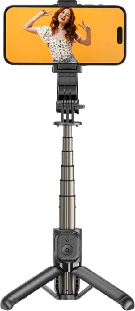 Вид трипода у складеному вигляді з переду