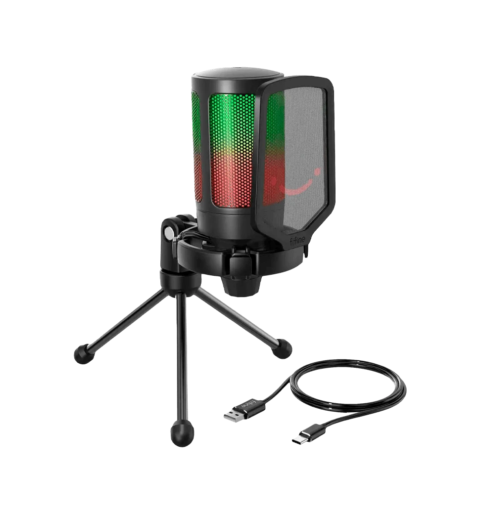 USB мікрофон Fifine A6V фото збоку