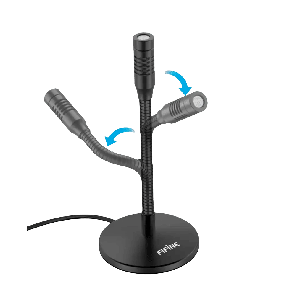 USB мікрофон Fifine K050 вид регулювання