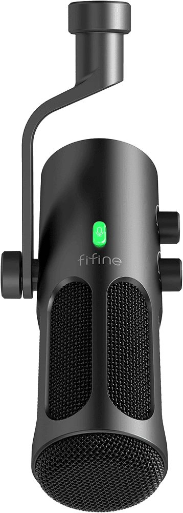 USB/XLR Мікрофон Fifine Tank3 спереду