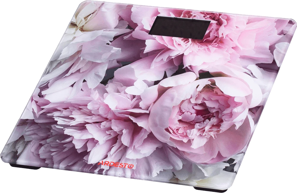 Ваги для підлоги Ardesto Peonies SCB-965PEONIES вид під правим кутом