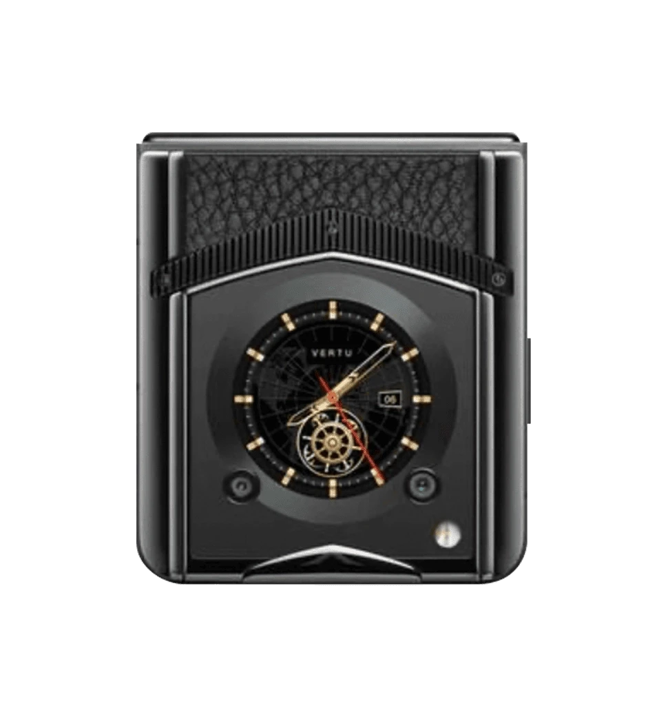 VERTU IRONFLIP CALFSKIN SERIES Jade Black 3