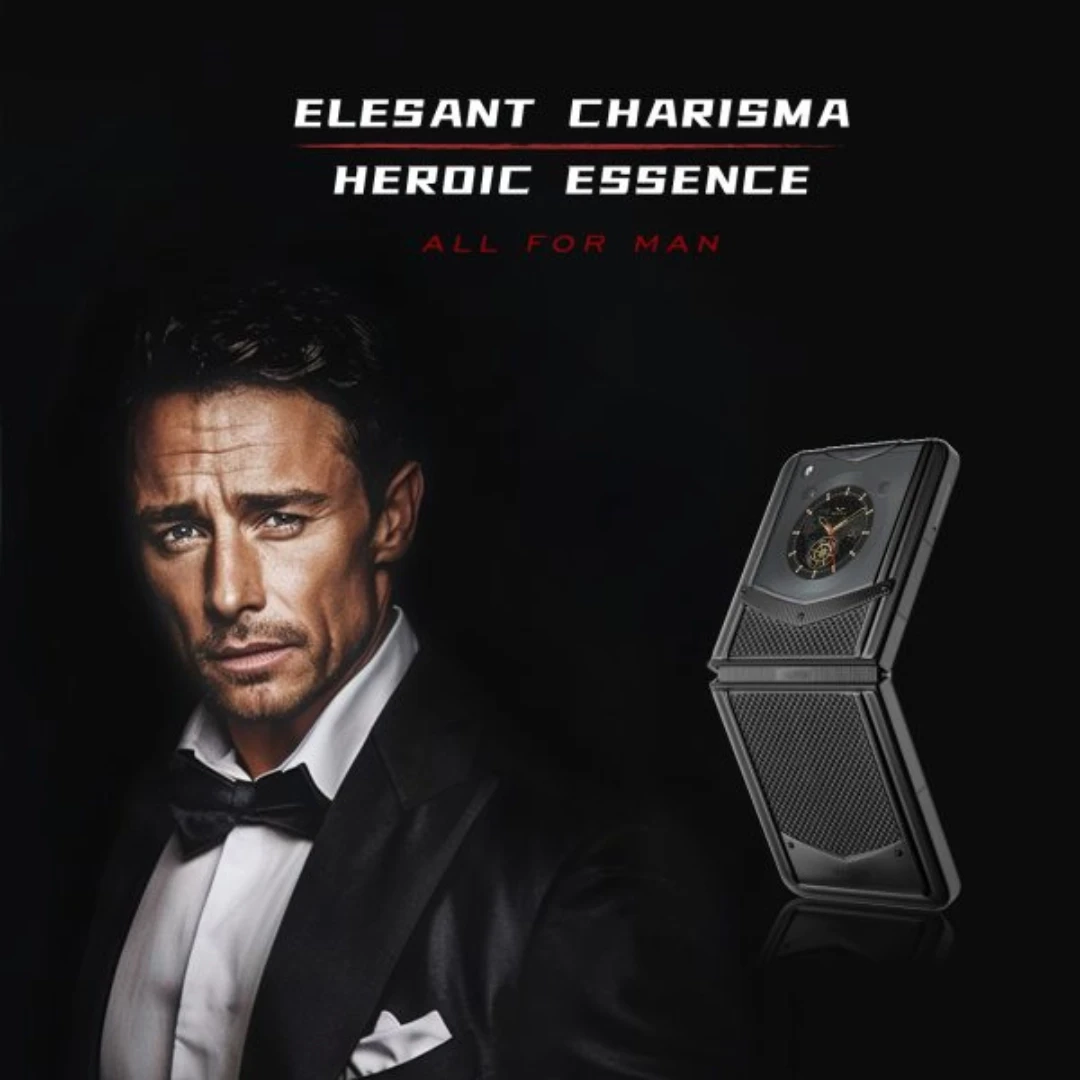 VERTU IRONFLIP CARBON TEXTURE SERIES Yellow 3