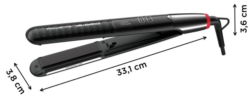 Випрямляч для волосся Rowenta SF466LF0 вид габарити