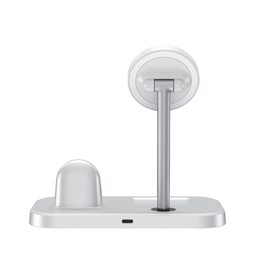 Зарядна станція Benks W16 3in1 Stand Series (White) вид ззаду