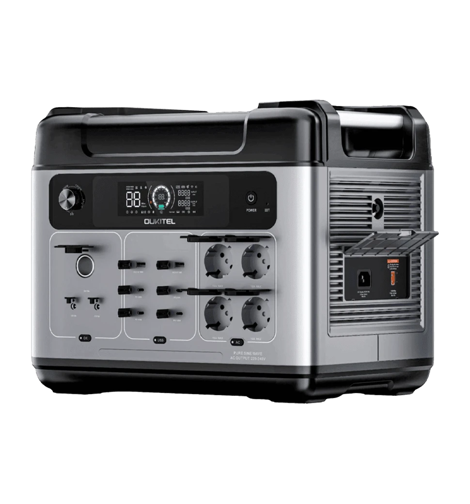 Зарядна станція OUKITEL P2001E PLUS боковий лівий вид