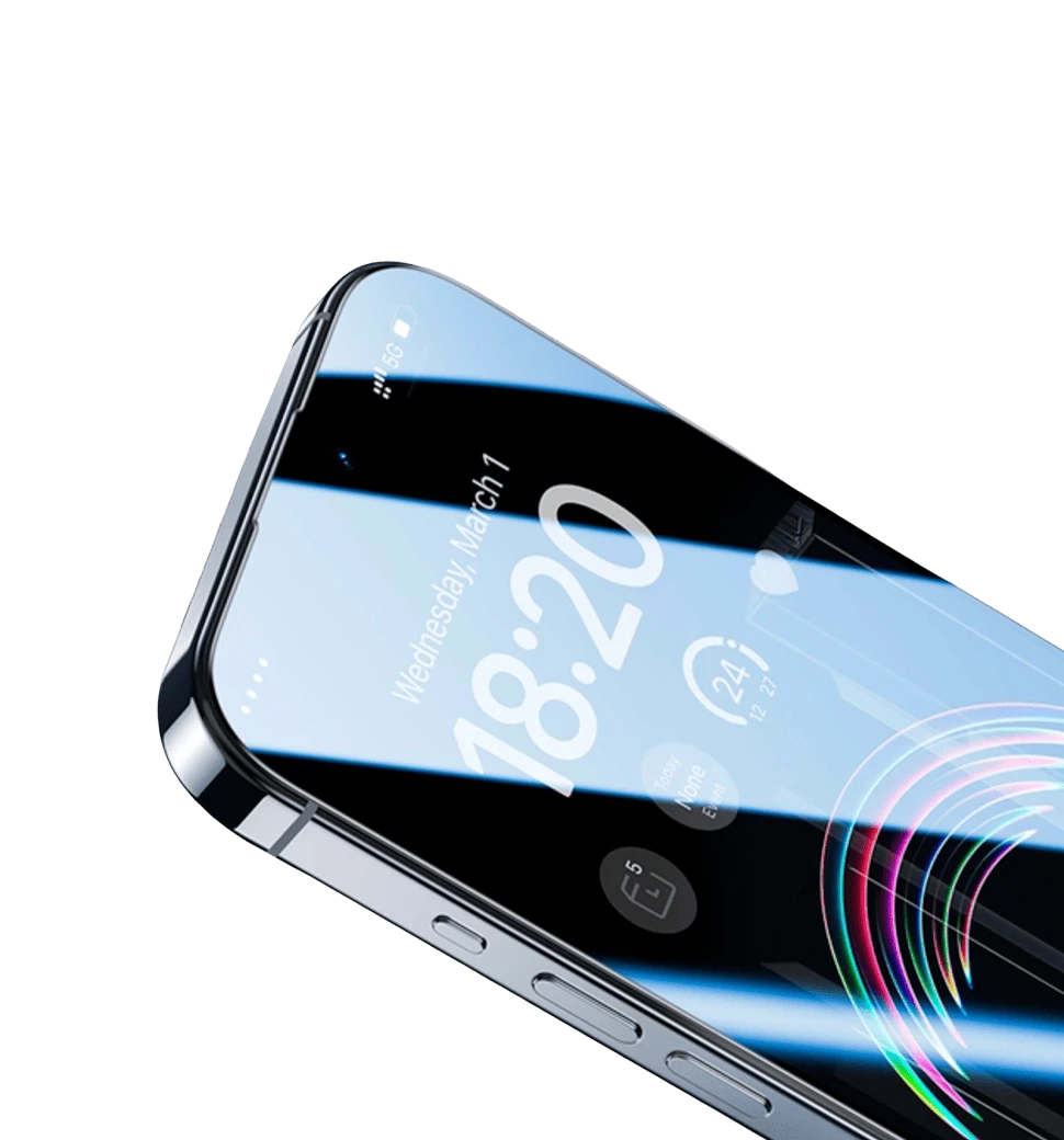 Захисне скло Benks Ultra Shield Screen Protector iP15 Pro（0.3/Black) (C.M.LG.AP.BK.B061) 2