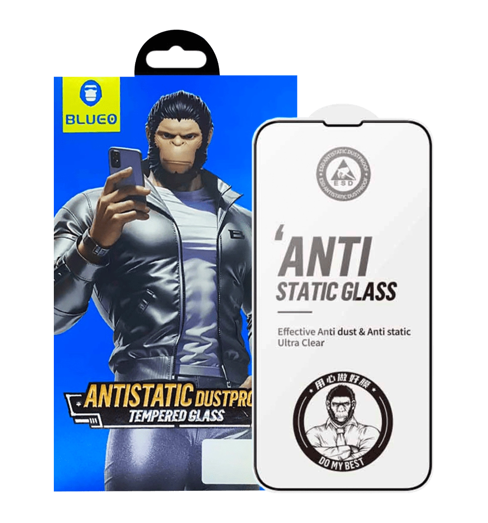 Захисне скло Blueo Full Cover HD iPhone 16 Pro Max Anti-Static (Black) головне фото