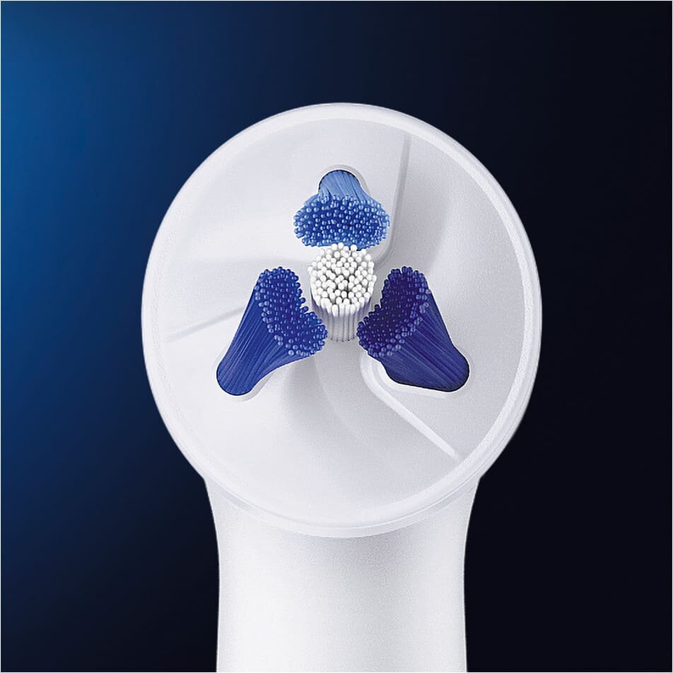 Змінні насадки до зубної щітки ORAL-B iO для спеціалізованого очищення, 2 шт. (4210201416913) фото насадки крупний план